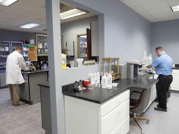 Employee-owner monitoring quality inside the United Laboratories facility